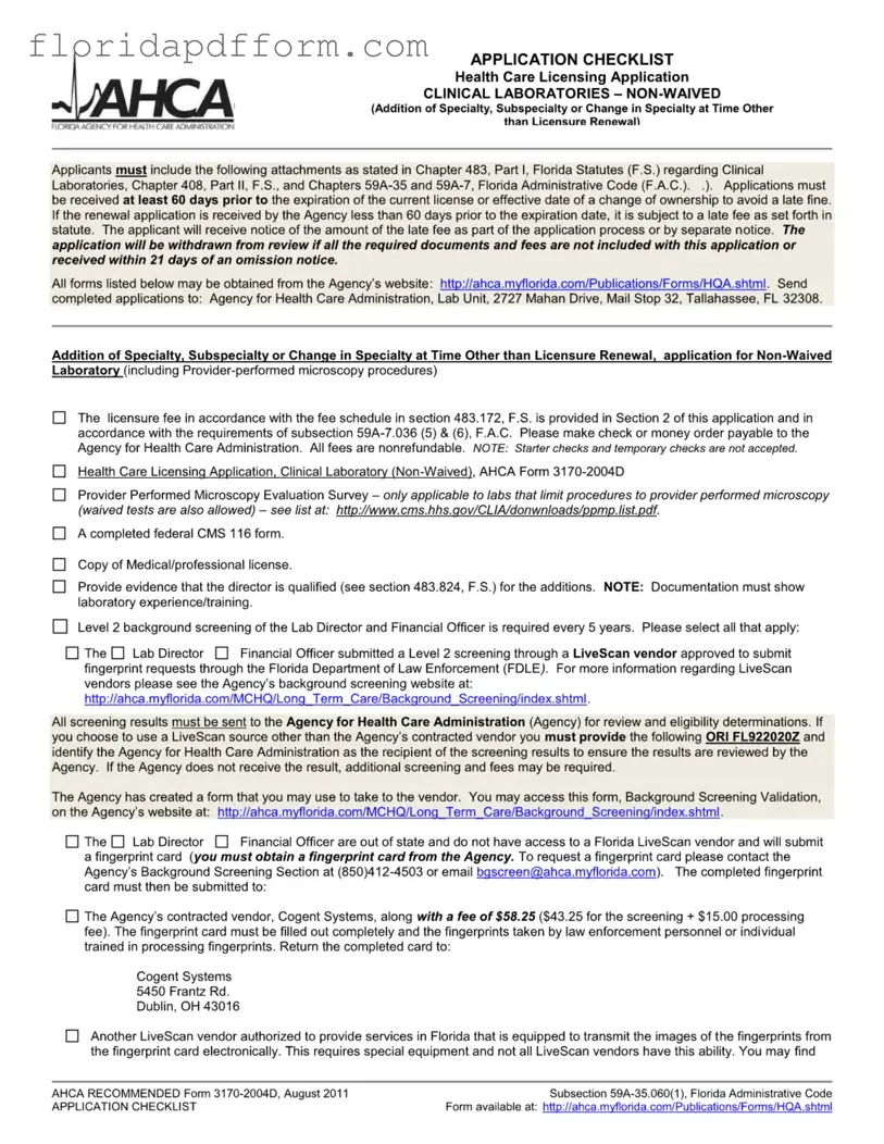Free Florida 3170 Form