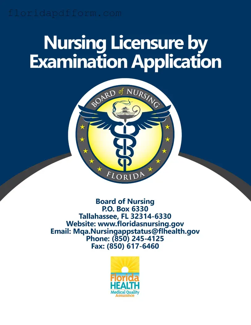 Free Florida Board Nursing Application Form