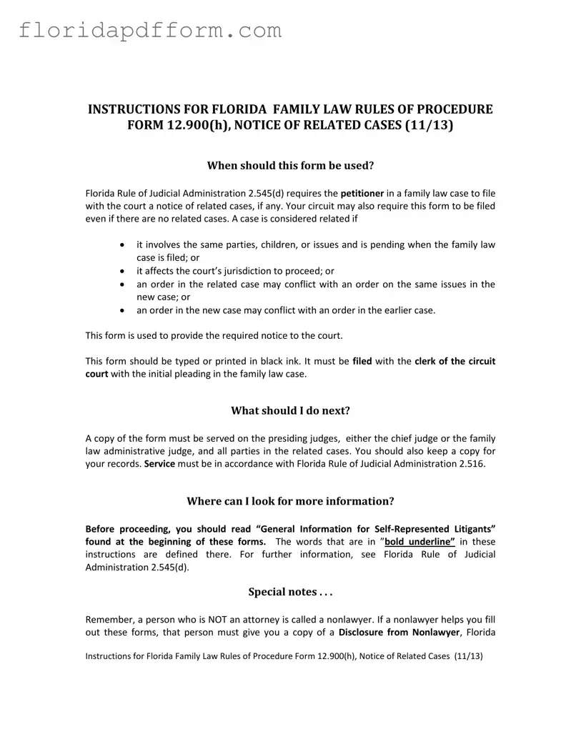 Free Florida Procedure Form