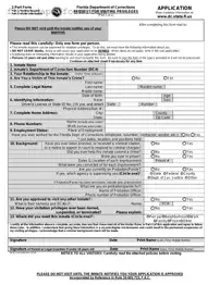 Free Department Of Corrections Visitation Florida Form