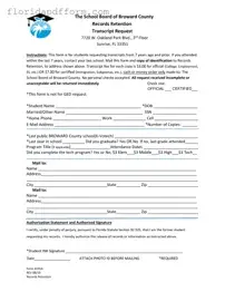 Free Florida 4191A Form