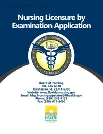 Free Florida Board Nursing Application Form
