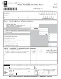 Free Florida F 1065 Form