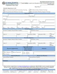 Free Florida Hospital Form