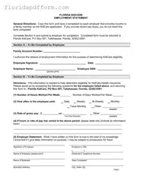 Free Florida Kidcare Form